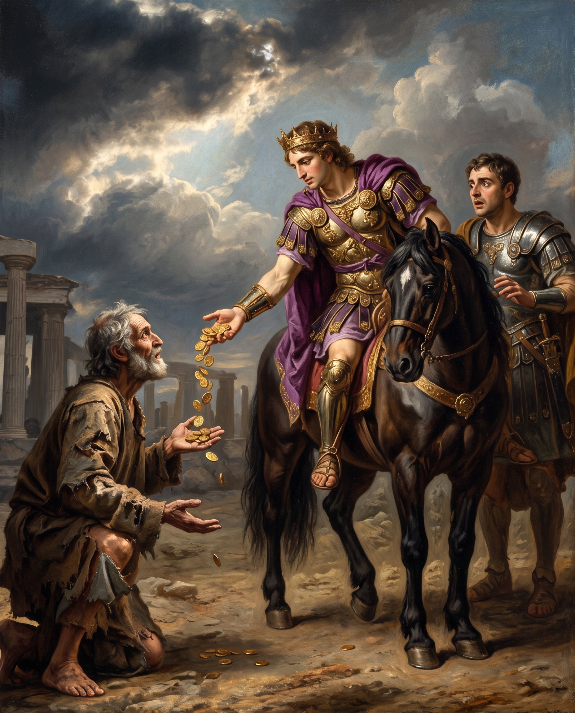 Alexander the Great and the Beggar